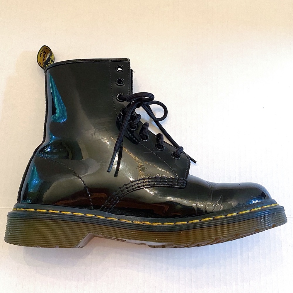 Dr. Martens 1460 Patent Leather Lace Up Boots EUC - Picture 7 of 16